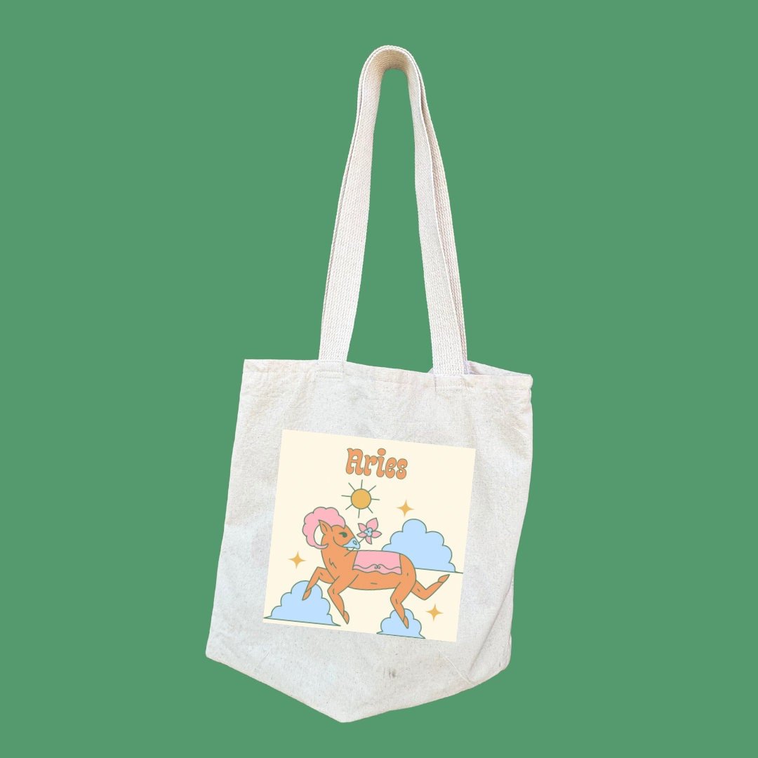 Aries Zodiac Tote Bag - Hanbag