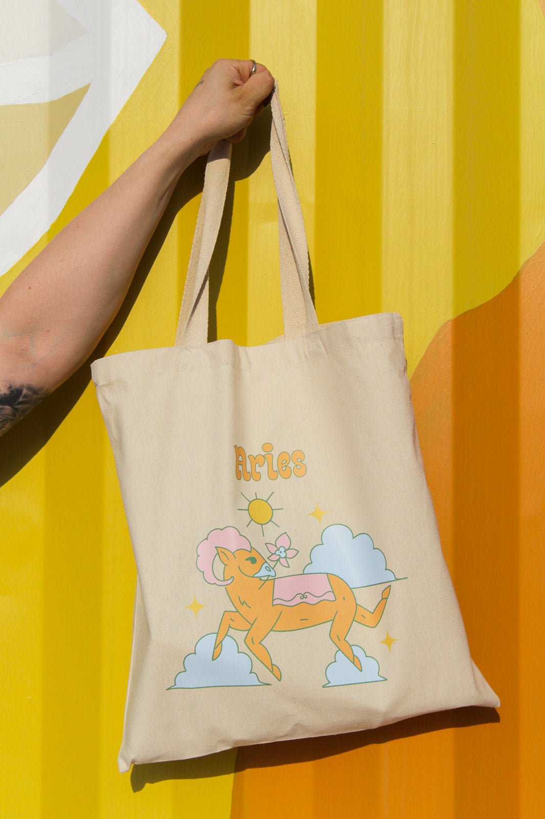 Aries Zodiac Tote Bag - Hanbag