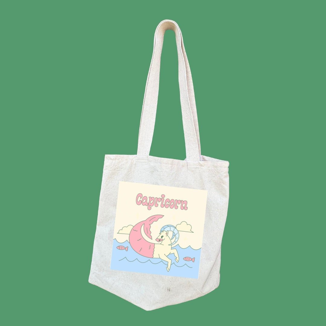 Capricorn Zodiac Tote Bag - Hanbag