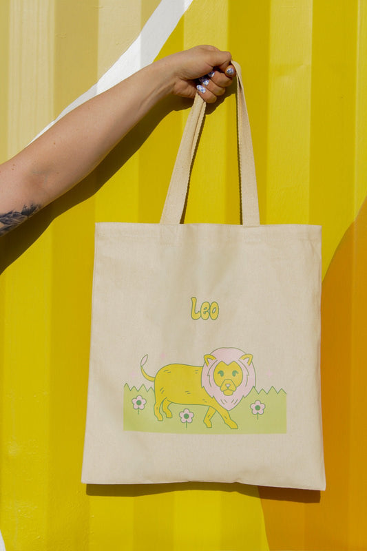 Leo Zodiac Tote Bag - Hanbag