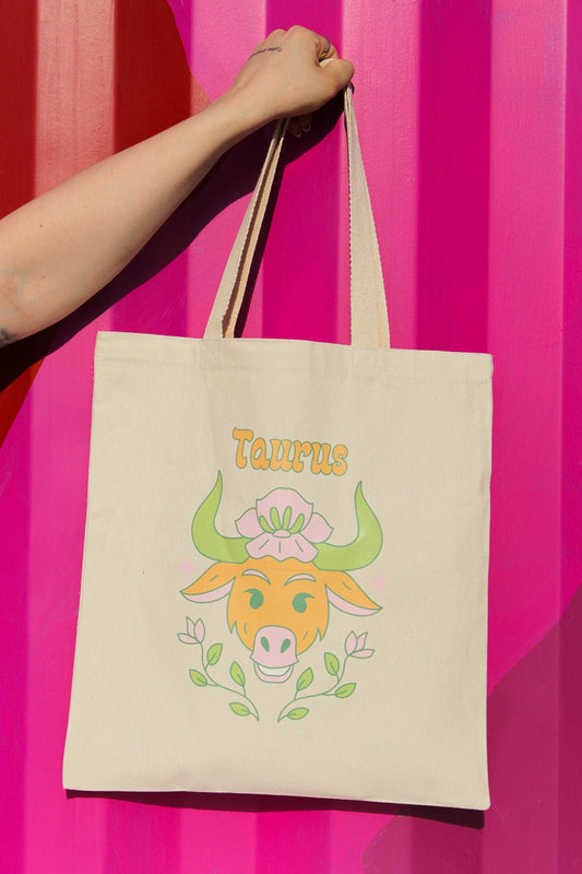 Taurus Zodiac Tote Bag - Hanbag